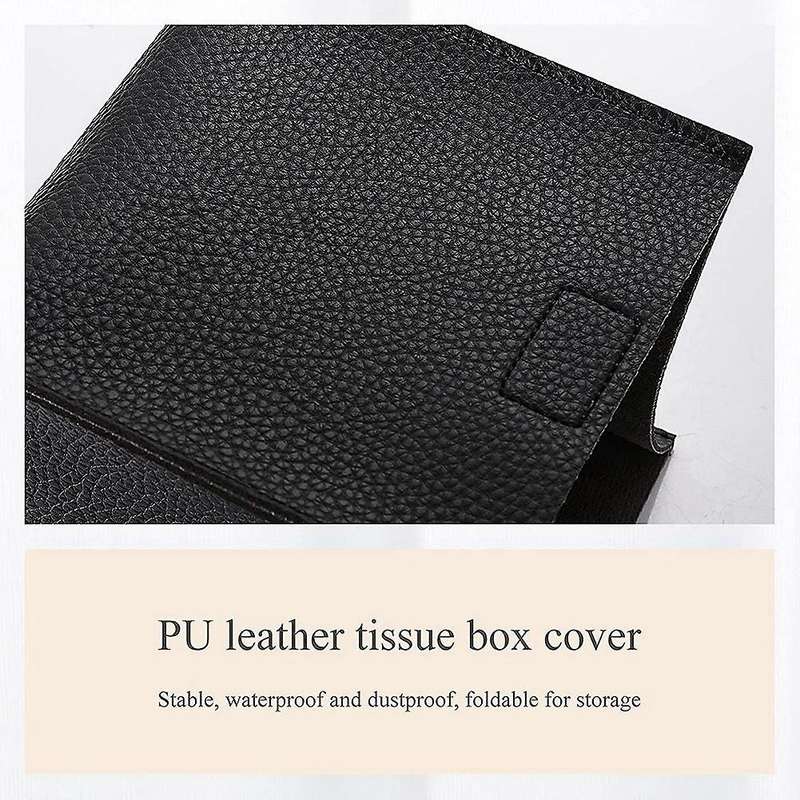 Tissue Box Cover, Square Tissue Box for Desk, Hotel, Restaurant