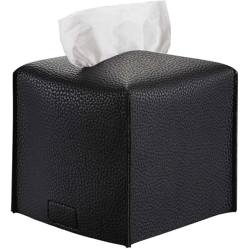 Tissue Box Cover, Square Tissue Box for Desk, Hotel, Restaurant