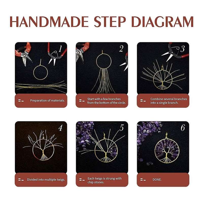 7 Chakra Stones Healing Crystal Hanging Jewelry Suitable for Car B