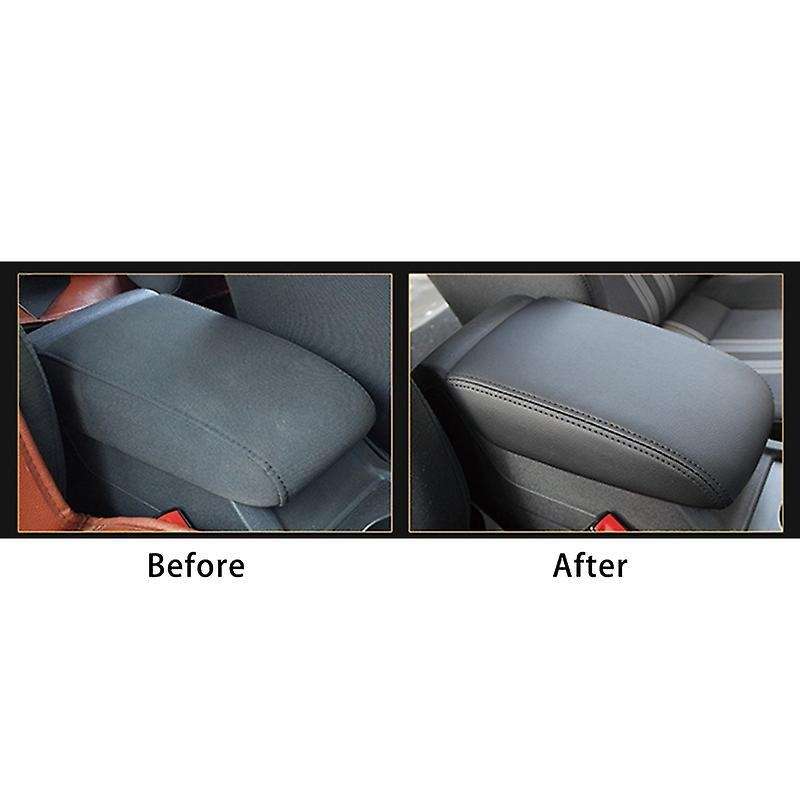 Car Leather Center Console Arm Rest Covers for Honda/civic Black Line