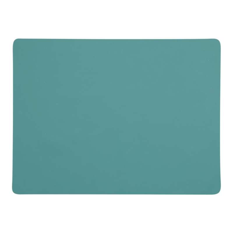 Simple Silicone Placemats Wipeable Non-slip Dinner Mats,green