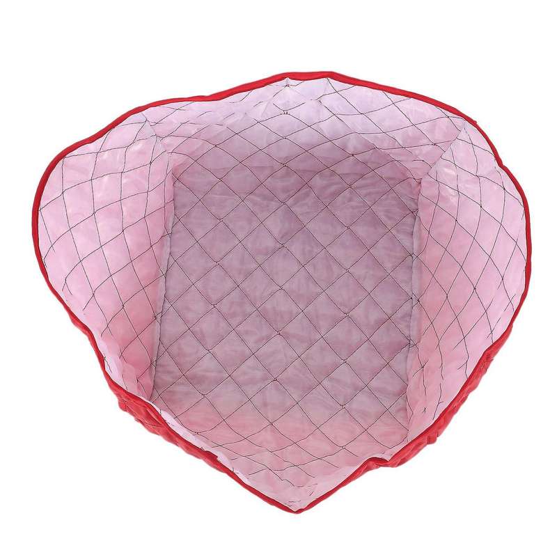 Polyester Quilted Four Slice Toaster Appliance Dust-proof Cover (red)