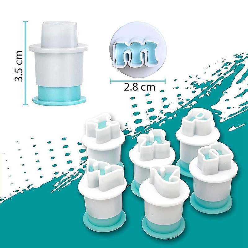 Cookie Cutter-icing Cutters for Cake Decoration Lowercase Letter