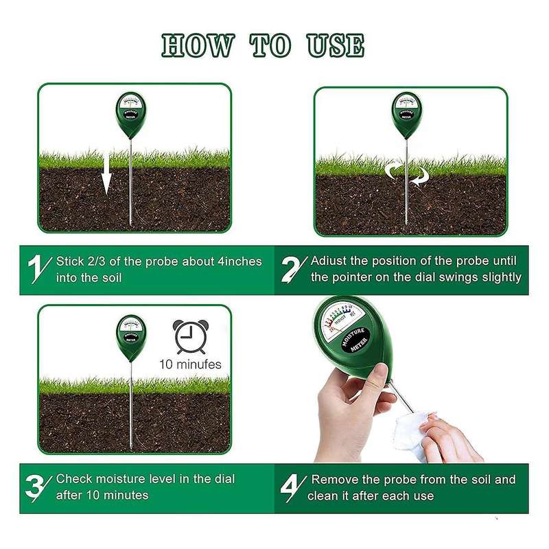 Soil Moisture Meter,plant Water Meter,moisture Sensor for Garden