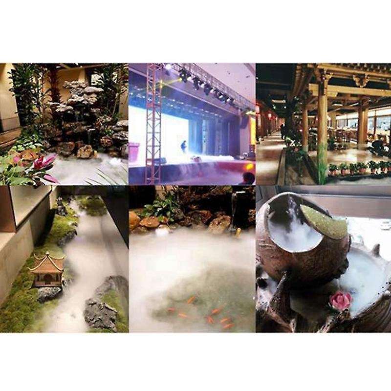 12 Head Ultrasonic Mist Maker Fogger Stainless Steel Humidifier