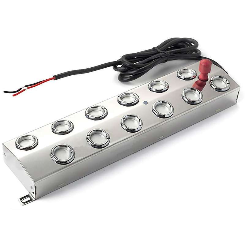 12 Head Ultrasonic Mist Maker Fogger Stainless Steel Humidifier