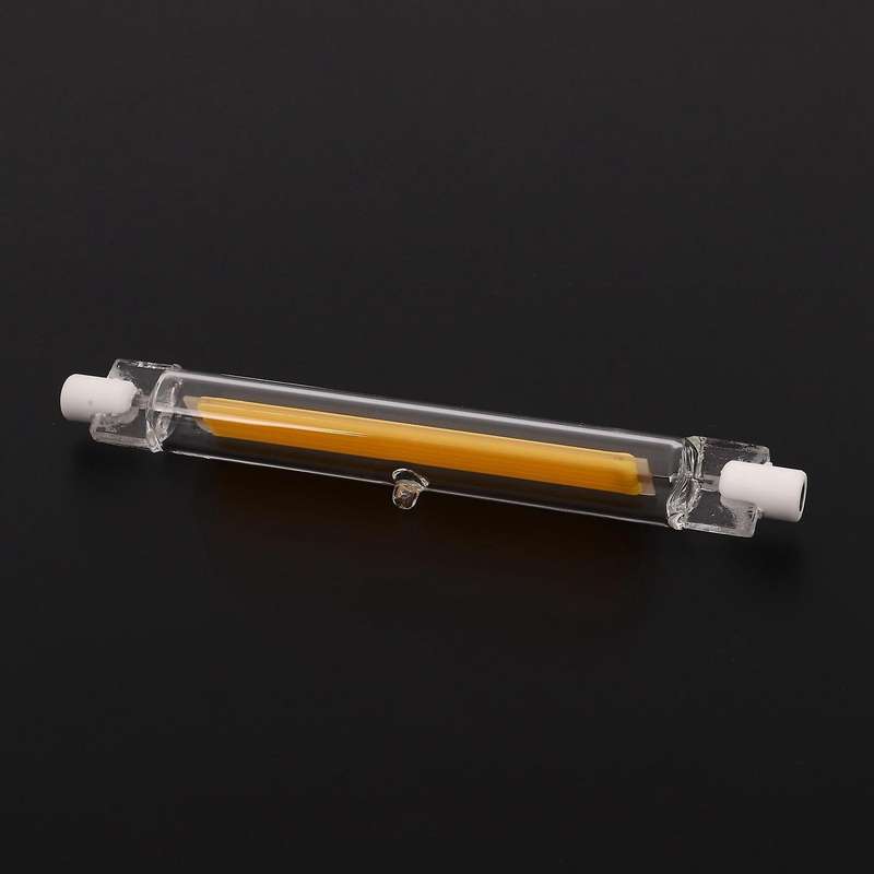 2x Dimmable R7s Led Cob 10w 118mm Led Light-warm White Light 220v