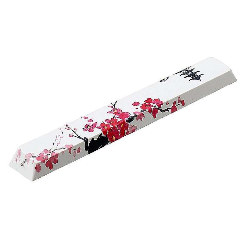 Five-sided Dyesub 6.25u Novelty Keycap Pbt Pagoda Plum Blossom Space