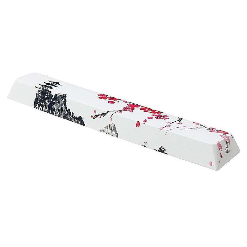 Five-sided Dyesub 6.25u Novelty Keycap Pbt Pagoda Plum Blossom Space