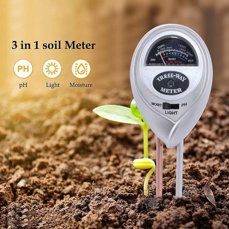 Ph Meter, Soil Moisture/light/ph Tester for Plant Care, for Lawn Farm