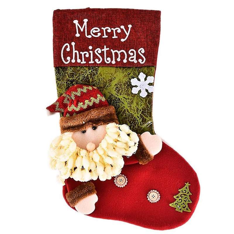 Christmas Stocking Candy Gift Bag for Home Christmas Tree,santa Claus