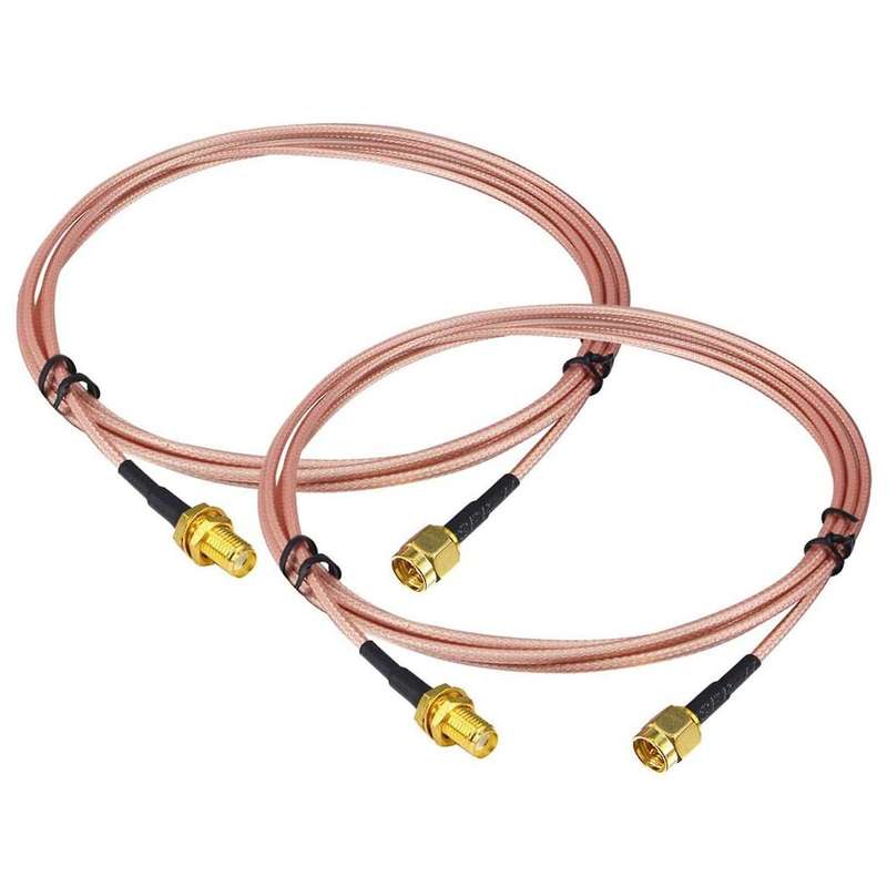 2 Pcs Sma Cable 4g Antenna Extension Cable Sma 3ft for Dab Car Aerial