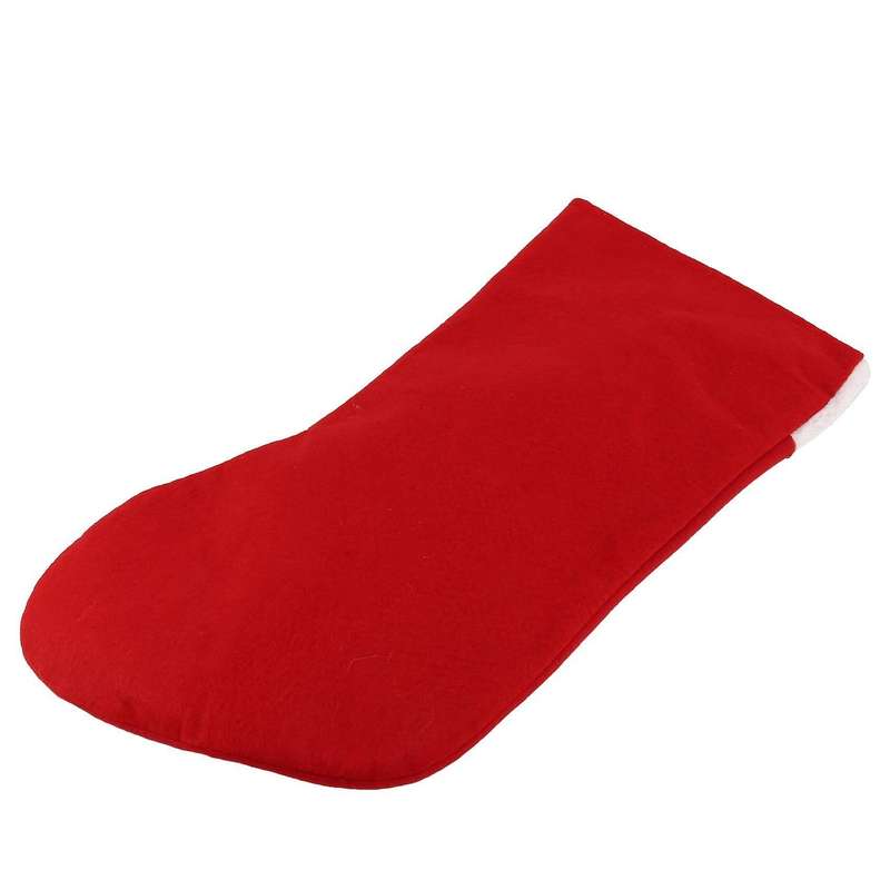 Santa Claus Christmas Stocking Fireplace Hanging Socks Decor Red