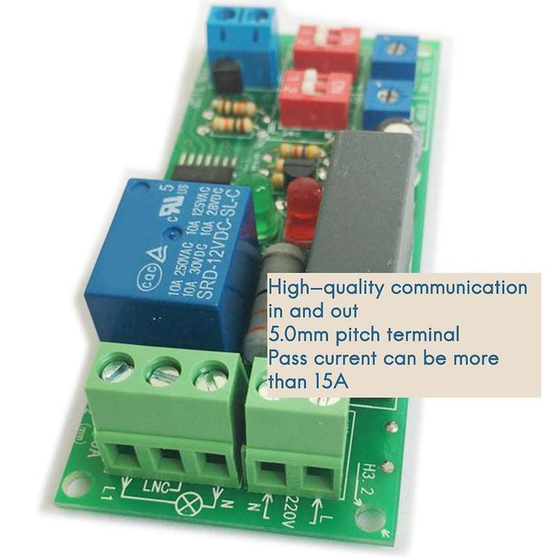 Dual Time Adjustable Cycle Delay Timing Relay Repeat On Off Switch