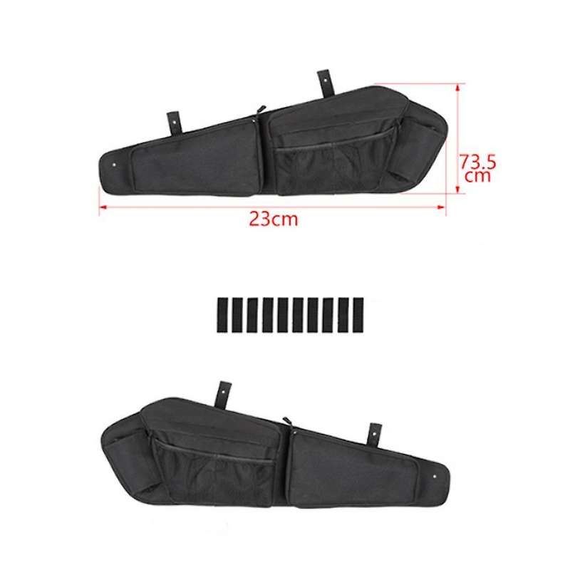 Rzr Pro Xp Door Bags, Rzr Storage Bag with Wear Resistant Zippers