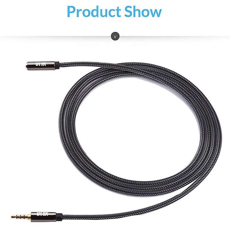 Unnlink 3/4 Pole Trrs 3.5mm Jack Extension Aux Audio Cord Cable