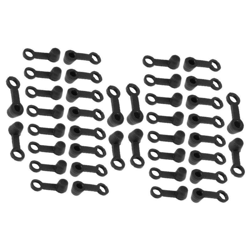 40x Brake Bleeder Screw Caps Grease Zerk Dust Cover Black