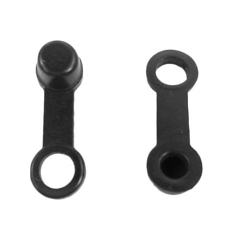 40x Brake Bleeder Screw Caps Grease Zerk Dust Cover Black