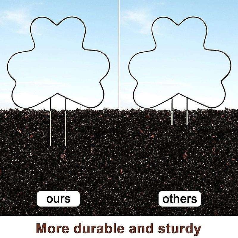 2pc Rust-proof Metal Support Line for Garden Potted Climbing Stems-b