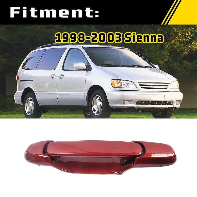 Rear Left Or Right Outside Exterior Sliding Door Handle Red New