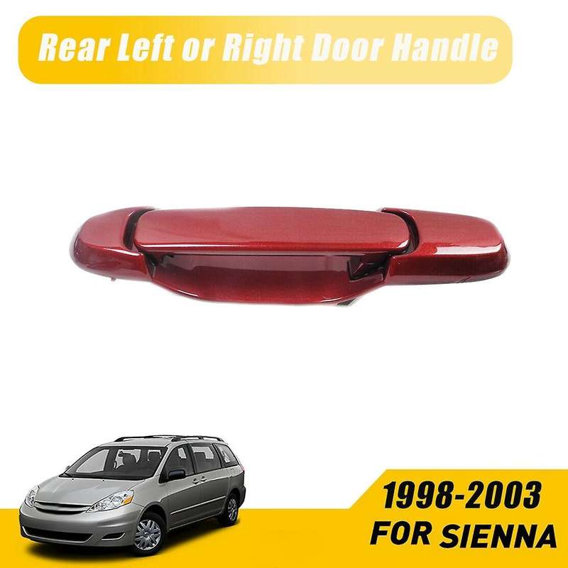 Rear Left Or Right Outside Exterior Sliding Door Handle Red New