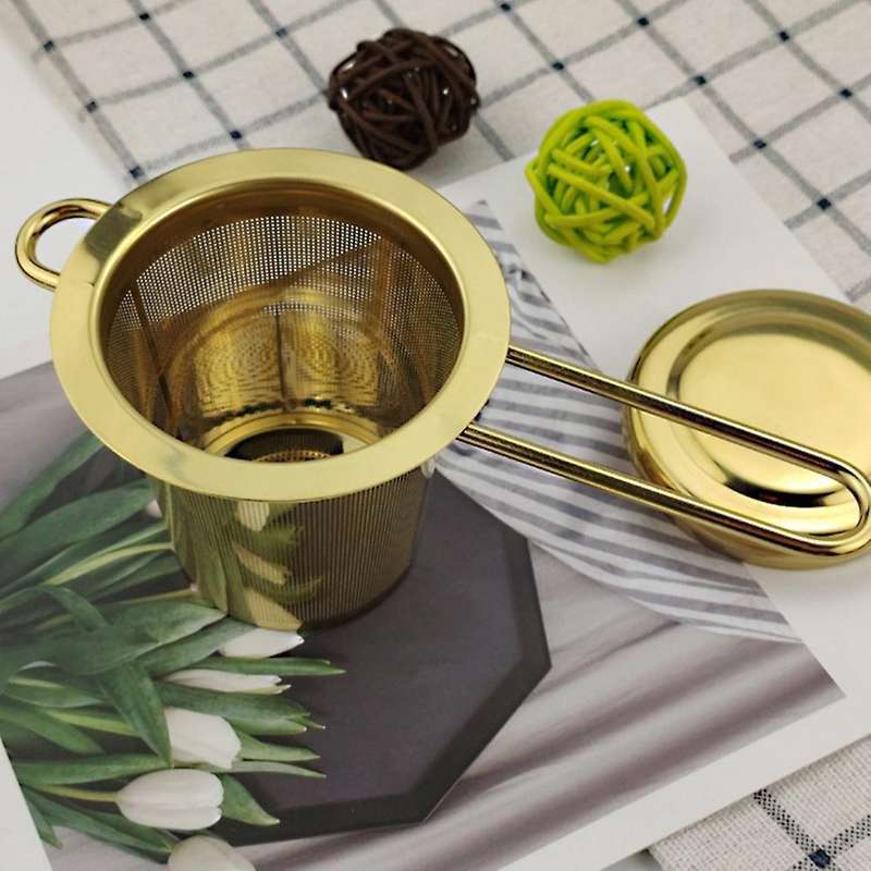 Tea Leaf Tea Strainer Golden Barrel Tea Strainer Kung Fu Tea Set