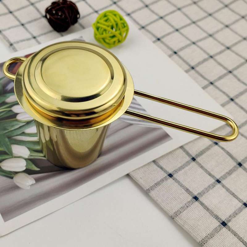 Tea Leaf Tea Strainer Golden Barrel Tea Strainer Kung Fu Tea Set