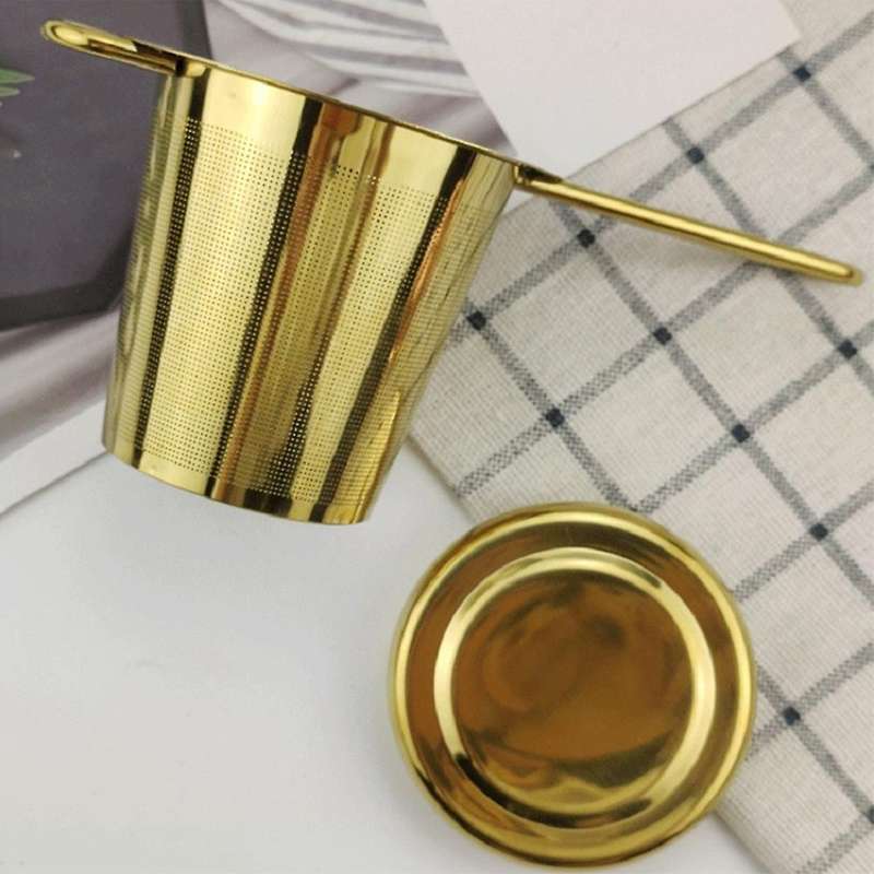 Tea Leaf Tea Strainer Golden Barrel Tea Strainer Kung Fu Tea Set