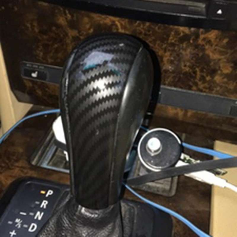 Carbon Fiber Shift Handle Cover For-bmw 5 Series E60 X3 E83 6 Series