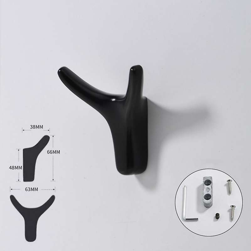 Wall Hooks for Bathroom Kitchen Keys Coat Robe Towel Hook Hanger B