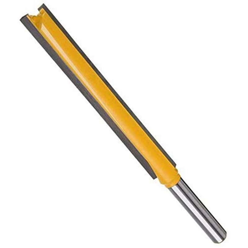 2pcs Shank Double Flute Cutter Woodworking Groove Chisel Bits