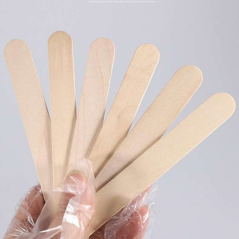 100x Spatula Wooden Spatula Children's Spatula Craft Spatula