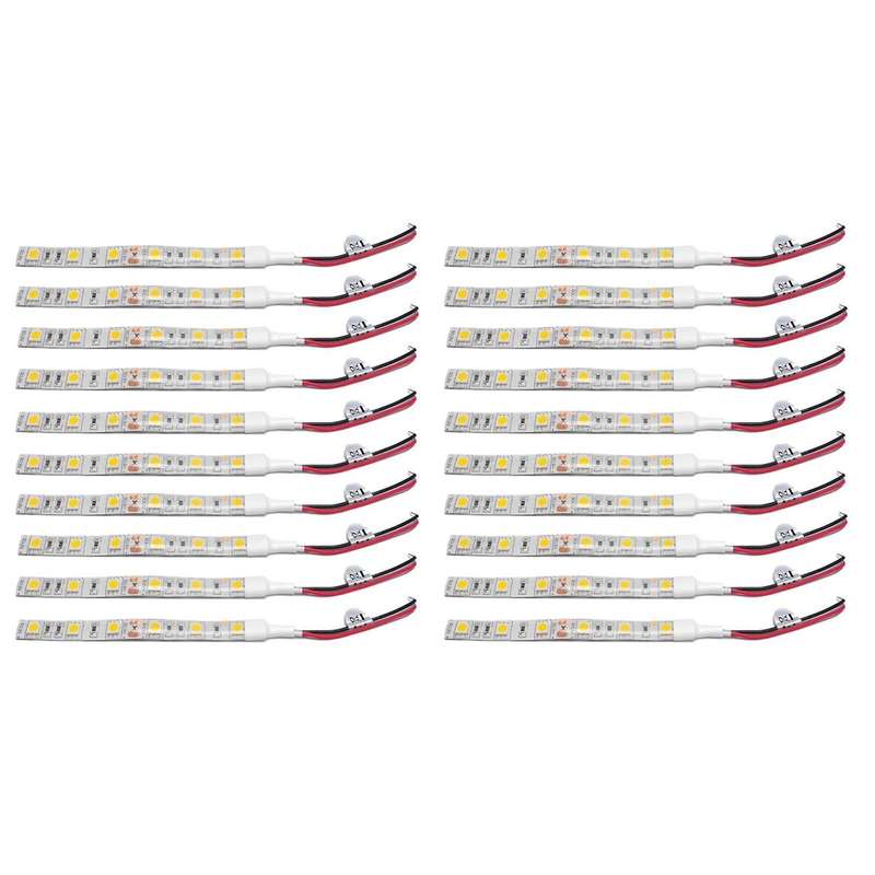 10pcs 10cm Waterproof White 5050 Led Strip Lights Dc 12v Caravan