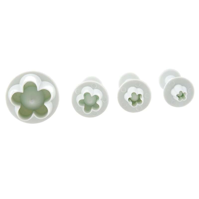 Set Of 3 Laurustinus / Hydrangea Sugarcraft Cake Decorating Plunger