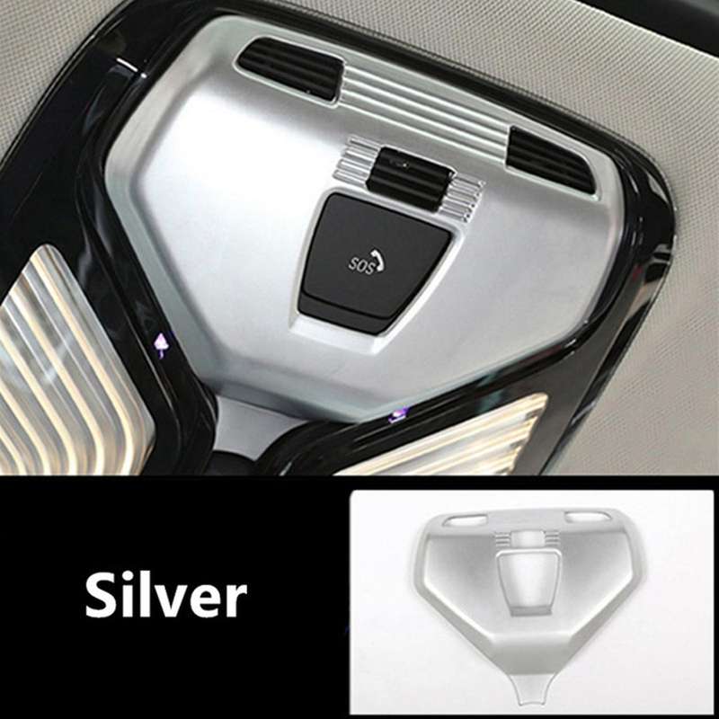 Silver Chrome Front Reading Light Panel Cover Trim