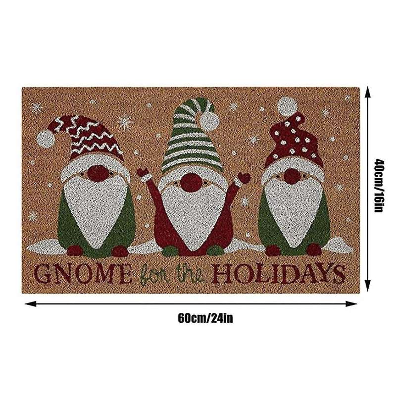 Christmas Halloween Dwarf Doormat Blanket Front Door Decorations