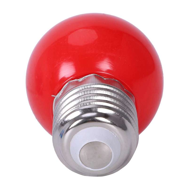 2x E27 3w 6 Smd Led Energy Saving Globe Bulb Light Lamp, Red
