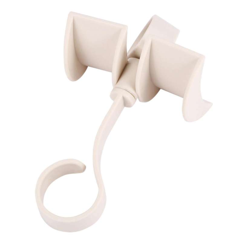 Rotating Storage Rack Bag Hanger Clothes Plastic Rack Tie Beige