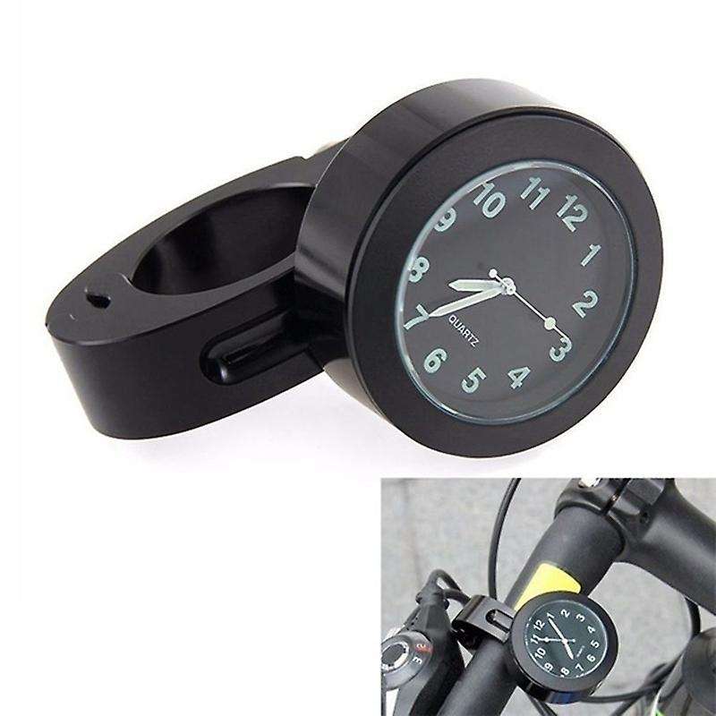 Universal 7/8 Inch Motorcycle Handlebar Watch Waterproof Shockproof,a