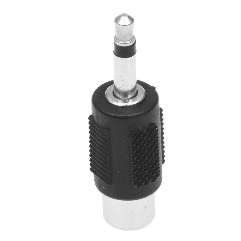 3.5mm Mono Male to Rca Female Audio Adapter Coupler 2 Pcs