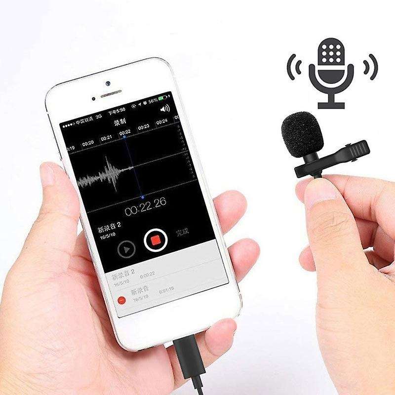 Lavalier Lapel Microphone for Iphone/recording/video Conference