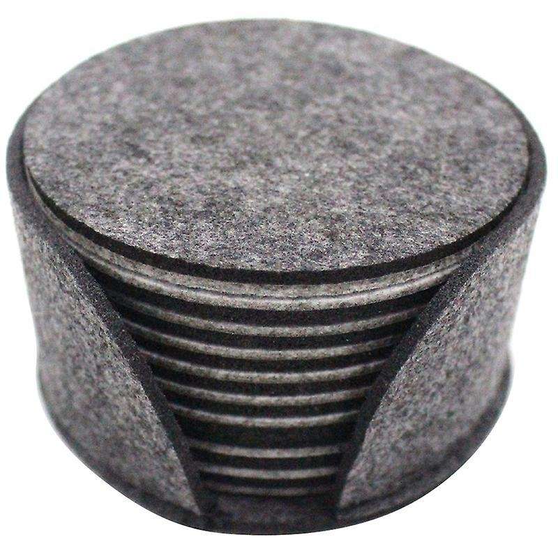 Glass Coaster, Round Coaster, with Beverage Box, Bar, Cup 10-pc Set