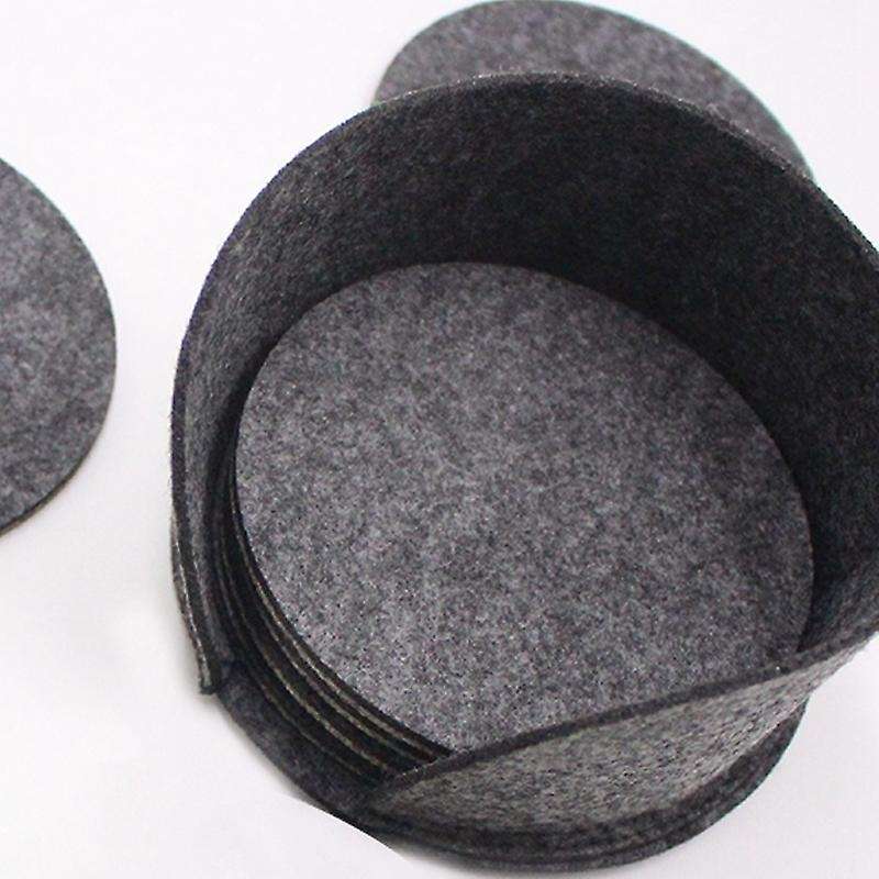 Glass Coaster, Round Coaster, with Beverage Box, Bar, Cup 10-pc Set