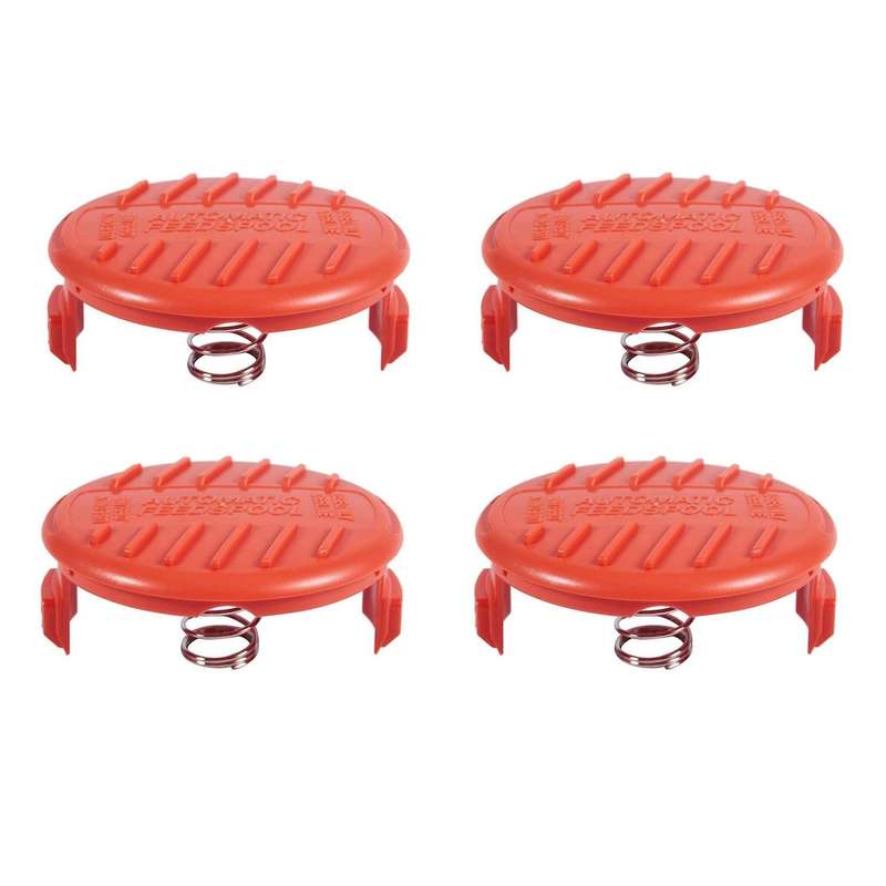 4x Spool Cap and Spring to Fit Black + Decker Weed Eater Trimmer