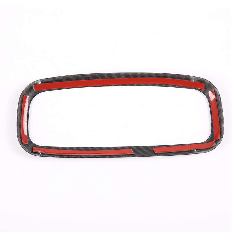 Car Carbon Fiber Abs Rear Reading Lights Frame Cover Trim for Ford