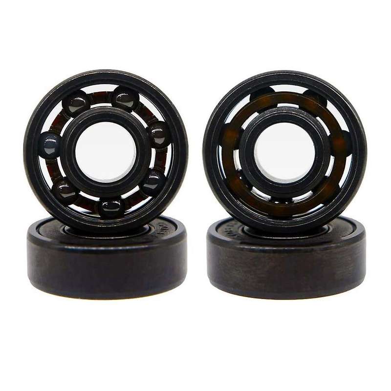 High-speed 608rs Hybrid Black Ceramic Bearings Skateboard Bearings