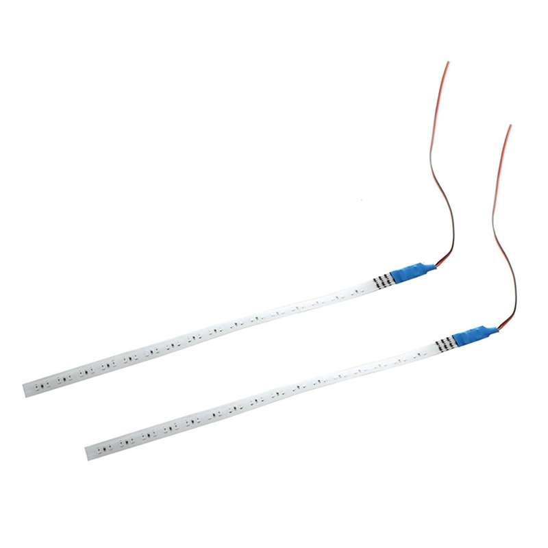 32led Bande Eclairage Phare Flash Lumiere Bleu 12v Pour Voiture