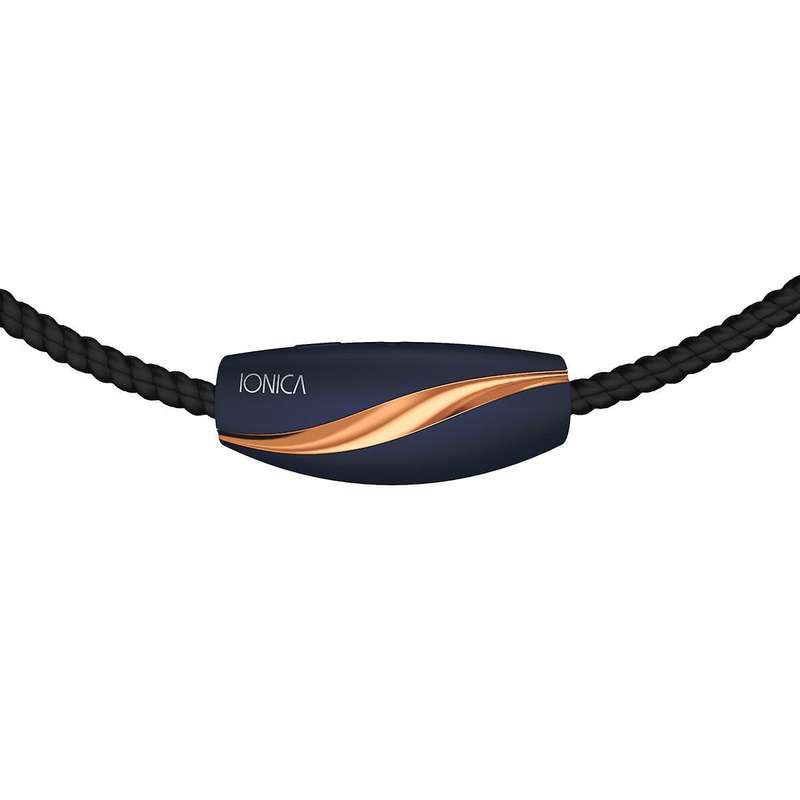 8 Million Negative Ion Mini Wearable Necklace Neck Air Purifier Blue