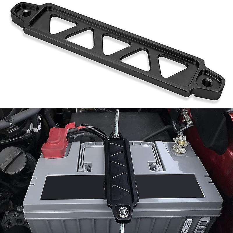 Battery Tie Down Bracket Accessories for Honda Civic Acura,black