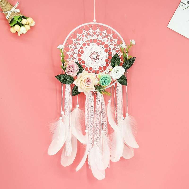 Dream Catcher Diy Pendant Flower Dream Catcher Wall Hanging Wedding